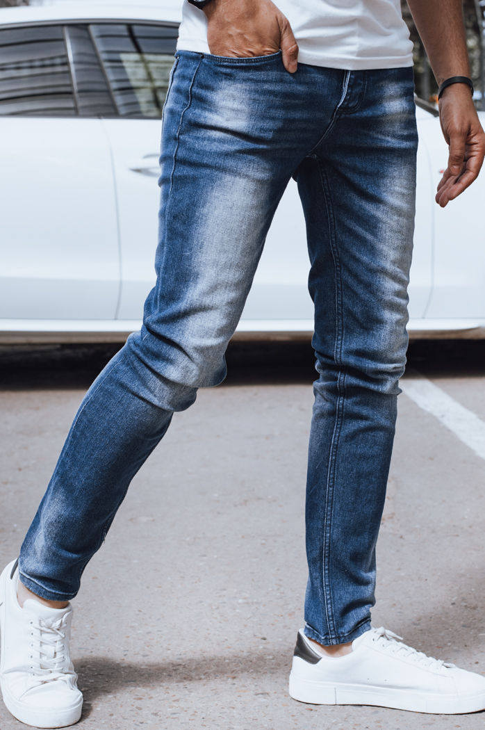 Marineblaue Denim-Hose für Männer Dstreet UX4227