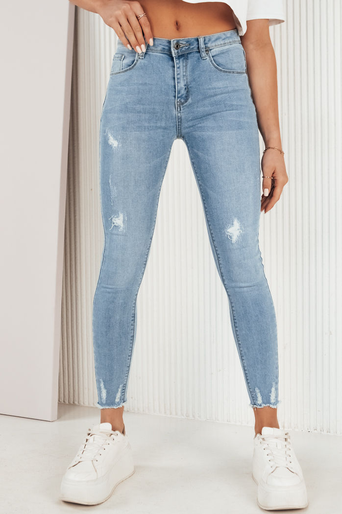 Damen Jeans mit Löchern BAREME Farbe Blau DSTREET UY1984