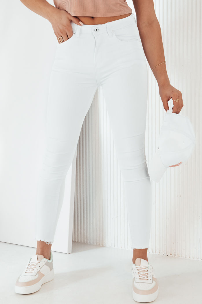 Damen Skinny Jeans NAVILES Farbe Weiß DSTREET UY1987