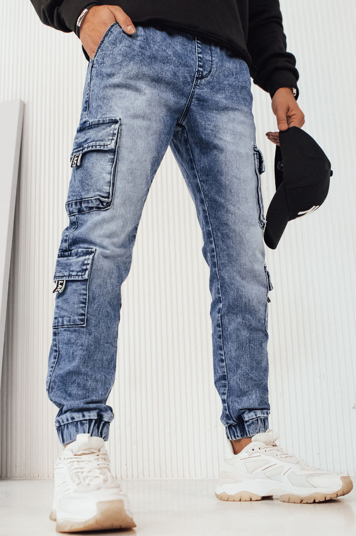 Herren Cargohosen Farbe Blau DSTREET UX4229