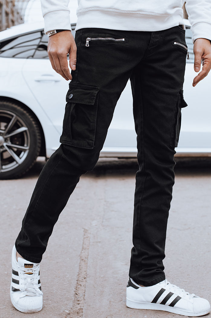 Herren Cargohosen Farbe Schwarz DSTREET UX4237