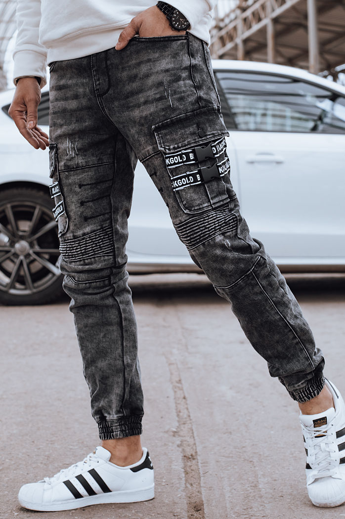 Herren Cargohosen Farbe Grau DSTREET UX4239