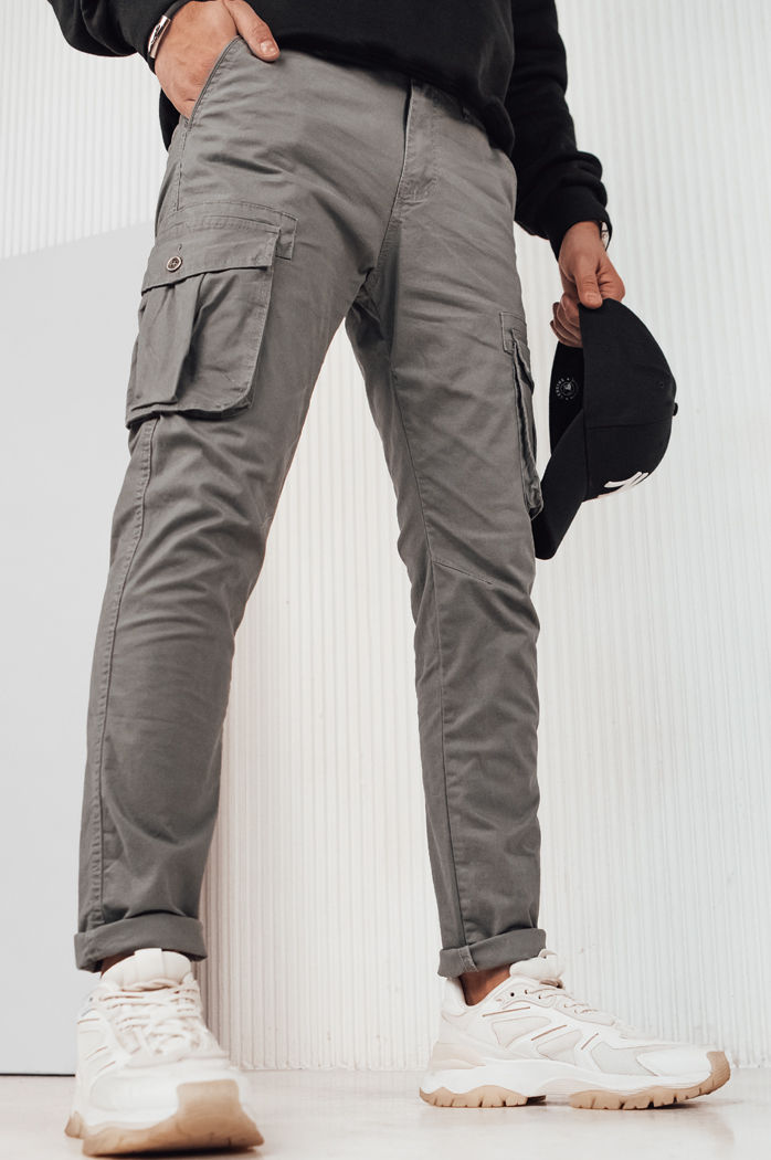 Herren Cargohosen Farbe Grau DSTREET UX4255