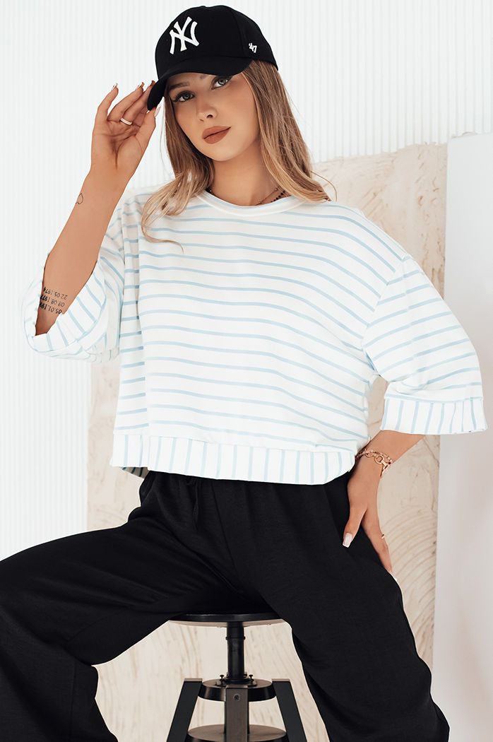 Damen Bluse mit kurze Ärmeln TAUSE Farbe Weiß DSTREET RY2462