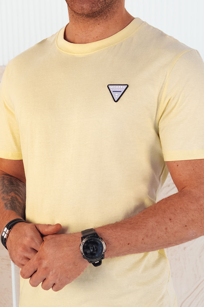 Herren Basic T-Shirt Farbe Gelb DSTREET RX5445