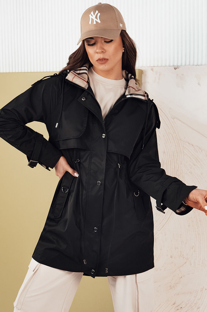 Damen Parka MOZA Farbe Schwarz DSTREET TY4285