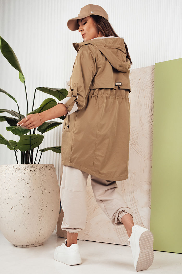 Damen Parka MEROY Farbe Dunkelbeige DSTREET TY4289