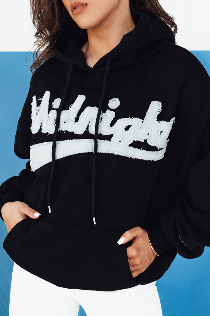 Damen Sweatshirt mit Kapuze YEESENIA Farbe Schwarz DSTREET BY1272