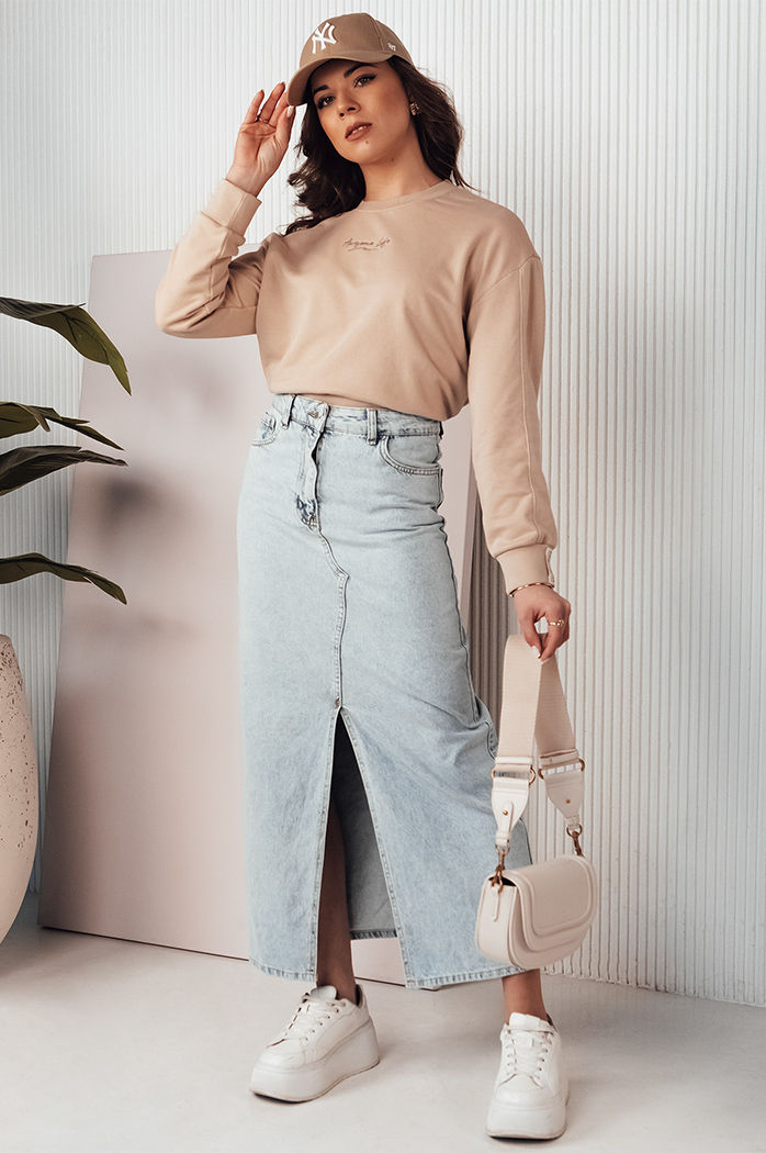 Damen Sweatshirt ohne Kapuze AWIOL Farbe Creme DSTREET BY1274