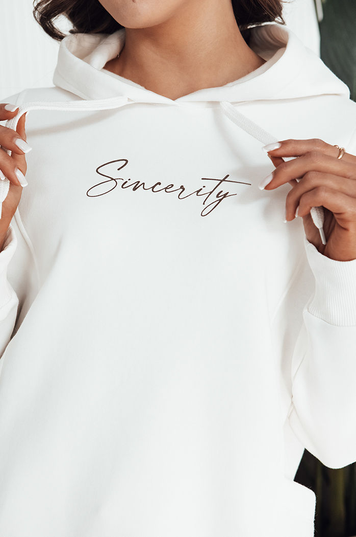 Damen Sweatshirt mit Kapuze ALIEENS Farbe Weiß DSTREET BY1279