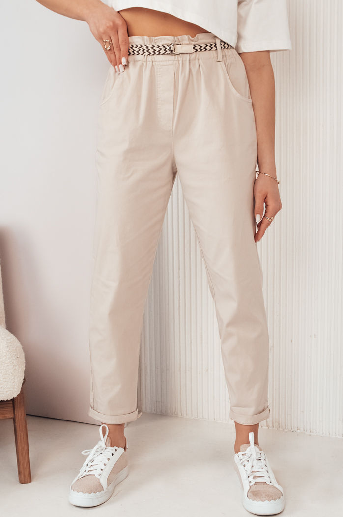 Damen Casual Hose ERLON Farbe Hellbeige DSTREET UY2027