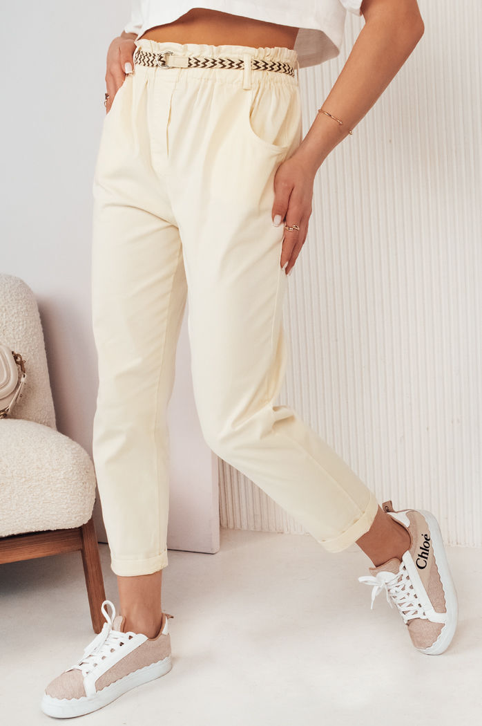 Damen Stoffhose ERLON gelb Dstreet UY2029