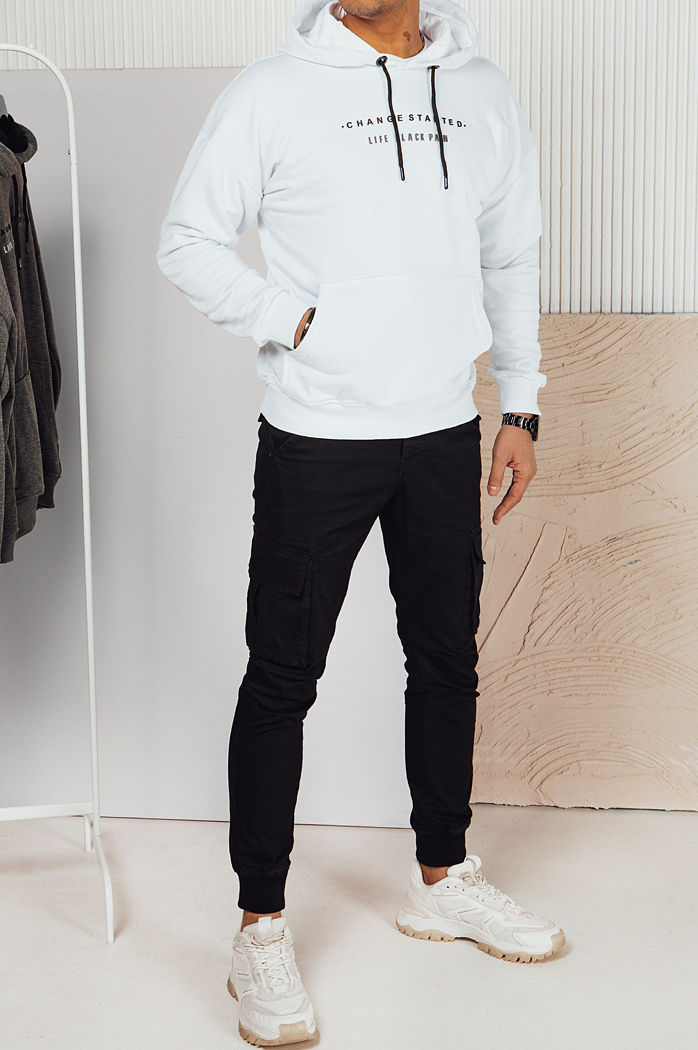 Herren Kapuzenpullover Farbe Weiß DSTREET BX5721