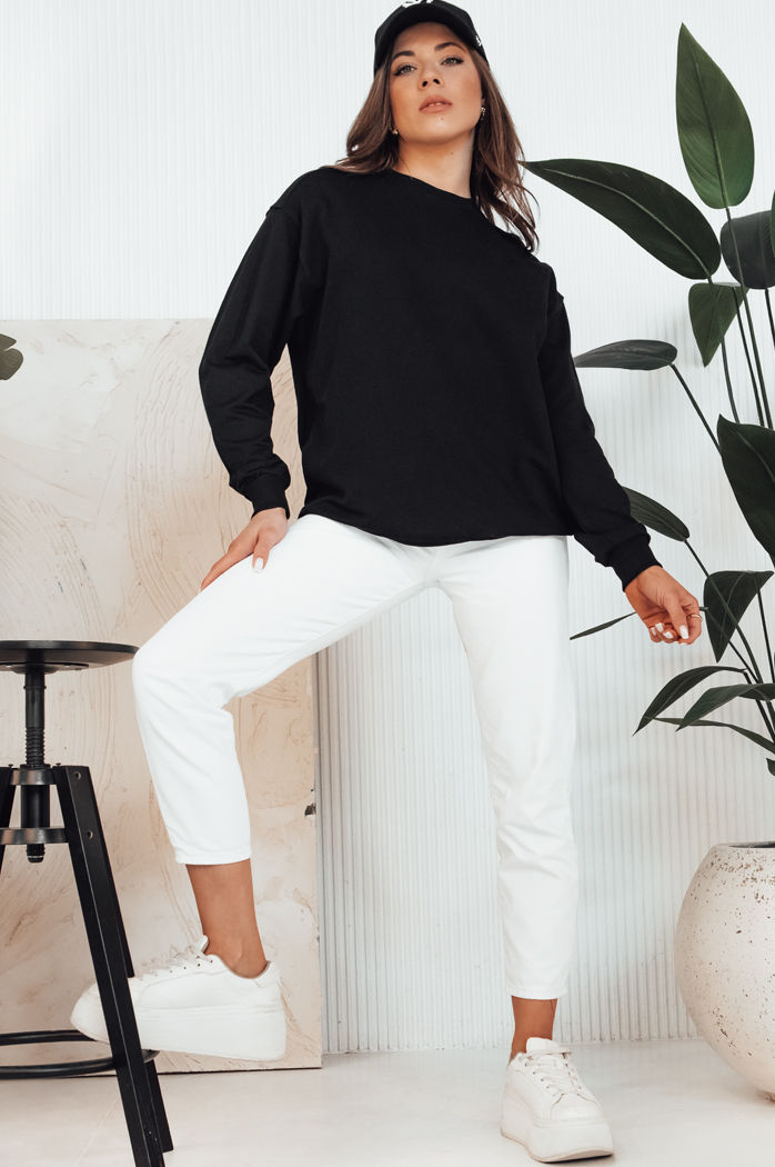SWAN Damen Sweatshirt schwarz Dstreet BY1286