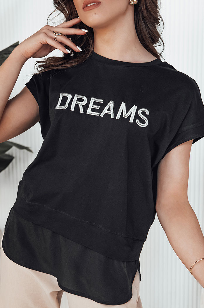 Damen DREAMY T-Shirt schwarz Dstreet RY2523