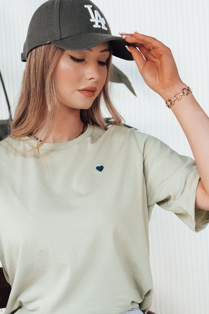 MILOV Damen T-Shirt Pistazie Dstreet RY2541