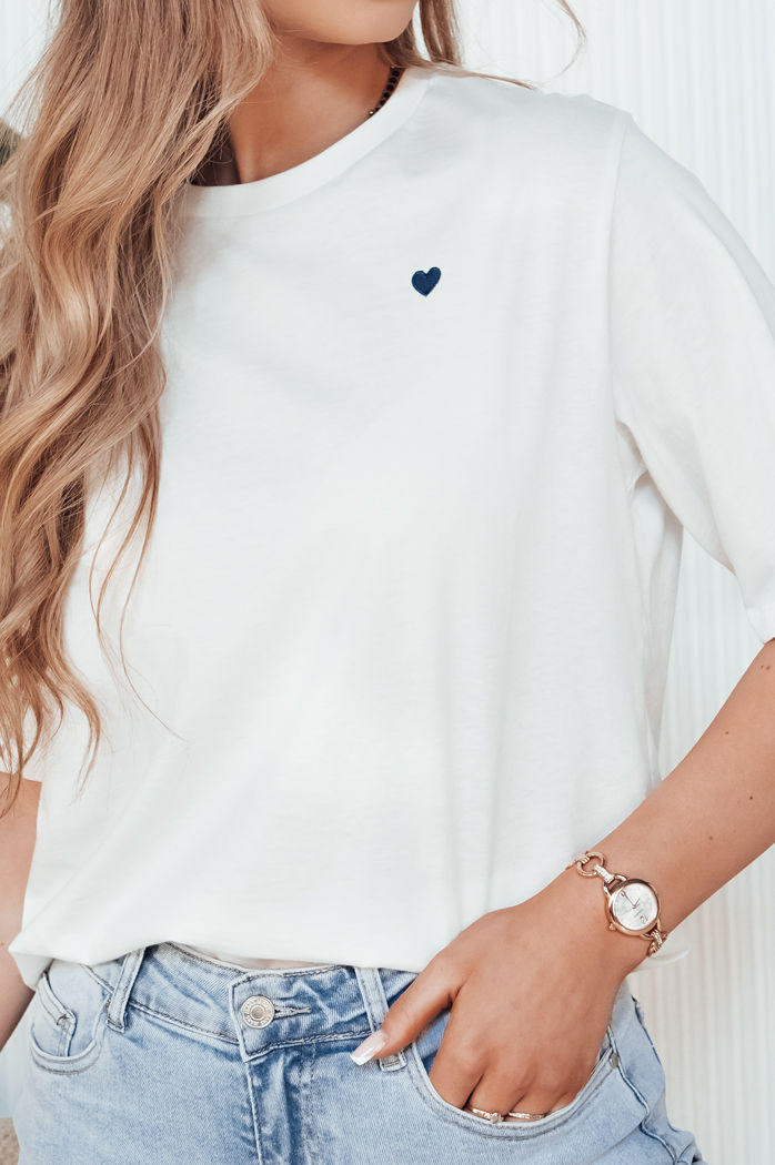 MILOV ecru Damen-T-Shirt Dstreet RY2548