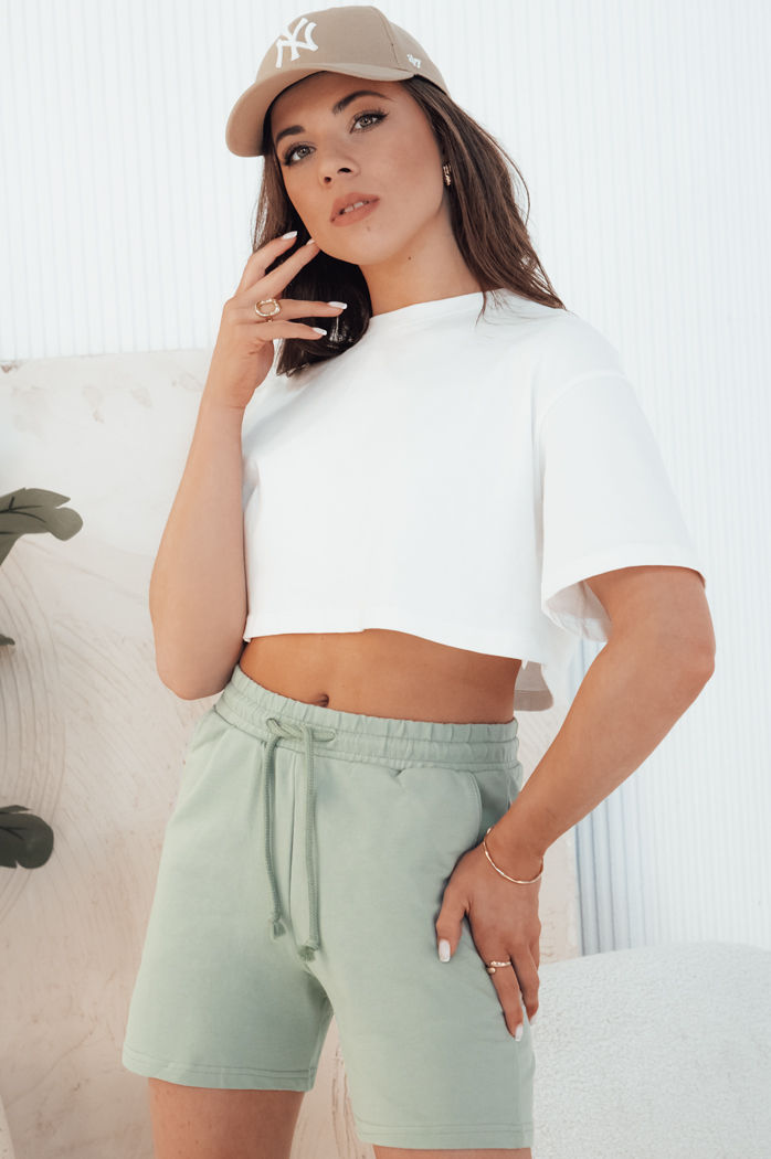 SWAN Shorts für Frauen dunkelgrün Dstreet SY0328