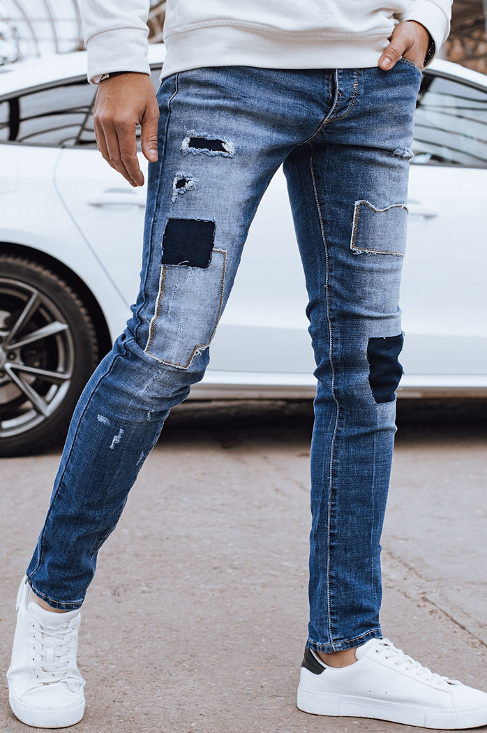 Herren Cargohosen Farbe Blau DSTREET UX4297