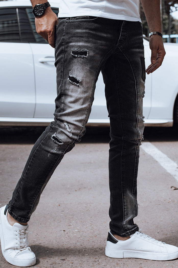Herren Denim-Hose schwarz Dstreet UX4298