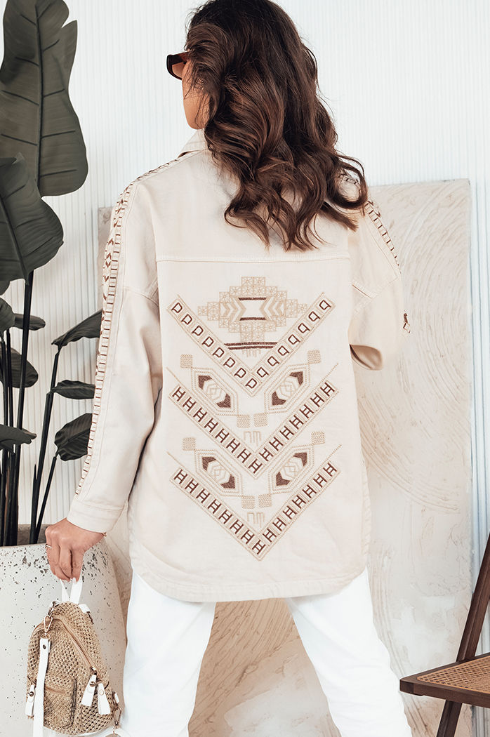Damen Jeansjacke DALALIS Farbe Hellbeige DSTREET TY4320
