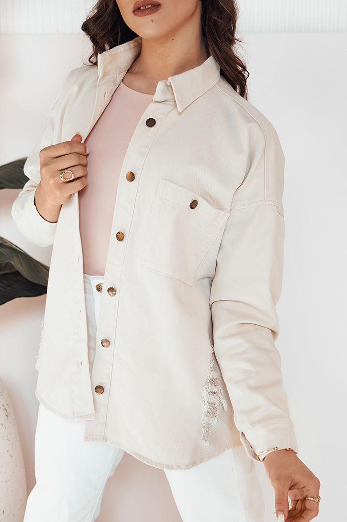 Damen Übergangsjacke BLENDA  Farbe Hellbeige DSTREET TY4323