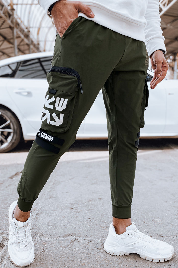 Herren Cargohosen Farbe Grün DSTREET UX4307