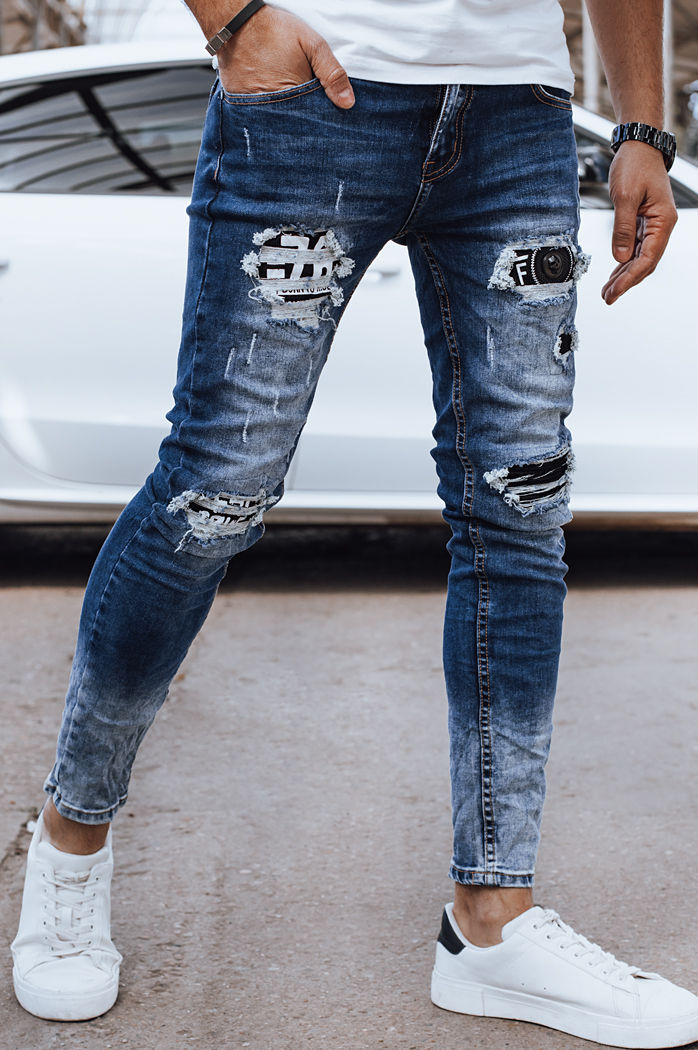 Herren Jeanshosen Farbe Blau DSTREET UX4319