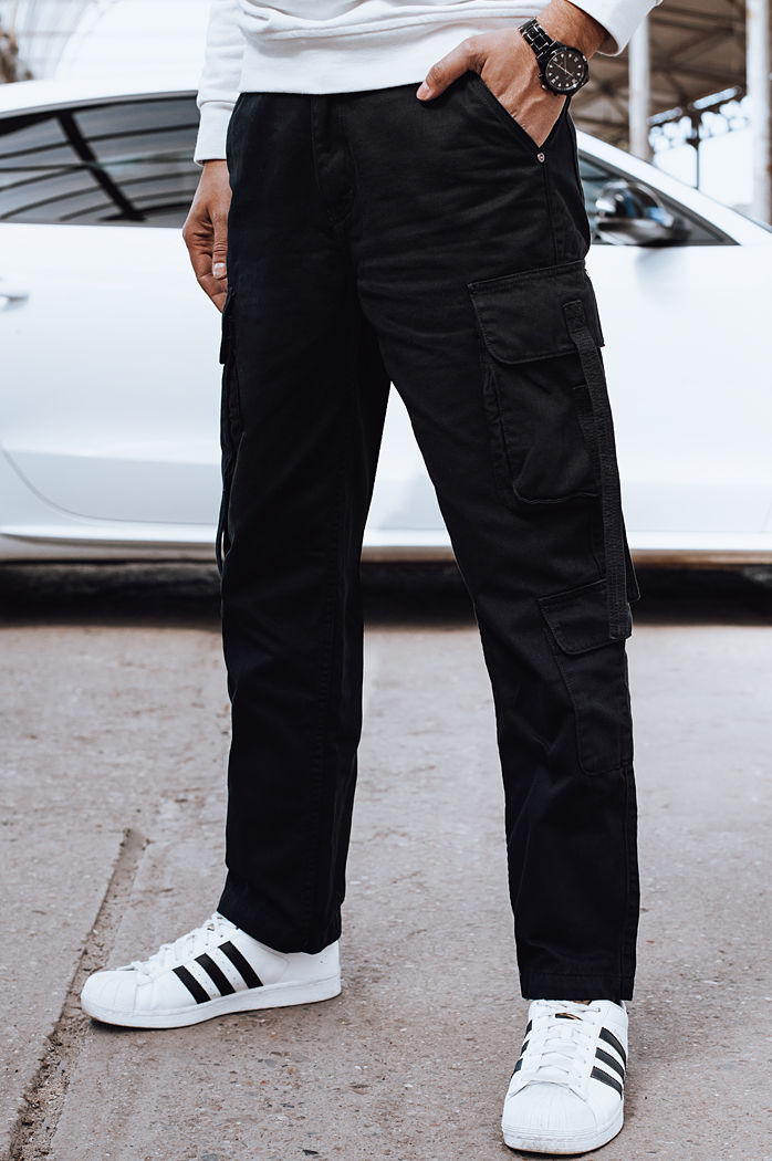Herren Cargohosen Farbe Schwarz DSTREET UX4325