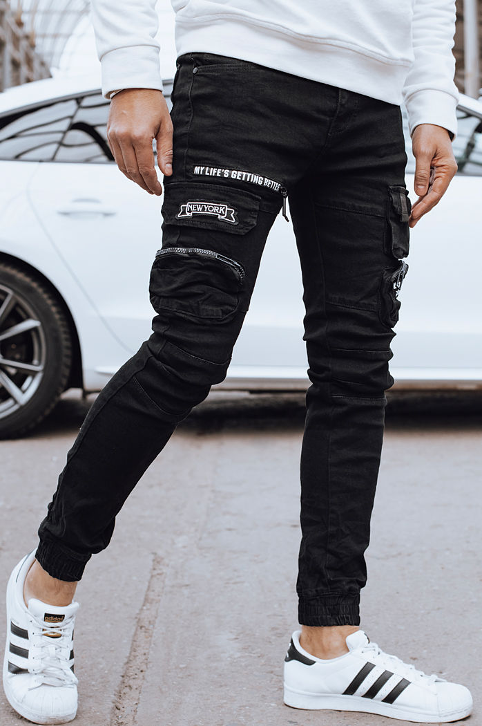 Herren Cargohosen Farbe Schwarz DSTREET UX4326