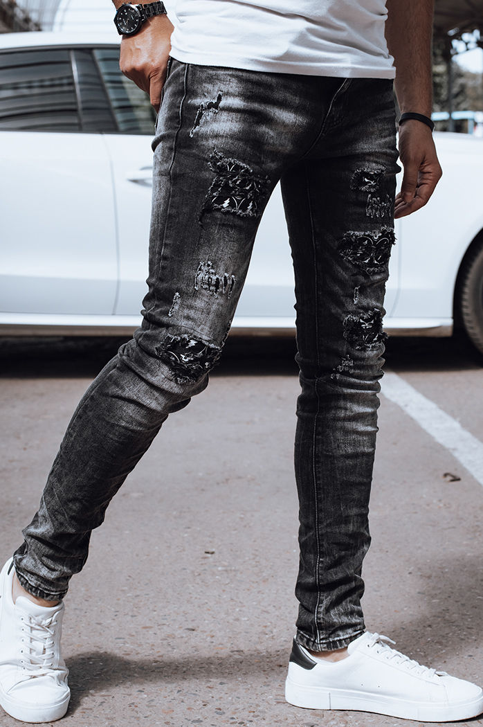 Herren Denim-Hose schwarz Dstreet UX4328