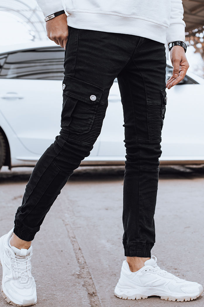 Herren Cargohosen Farbe Schwarz DSTREET UX4330