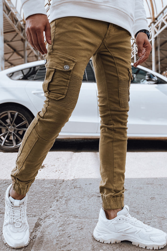 Herren Cargohosen Farbe Camel DSTREET UX4331