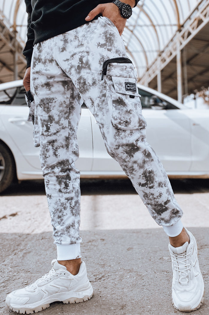 Herren Cargohosen Farbe Weiß DSTREET UX4363