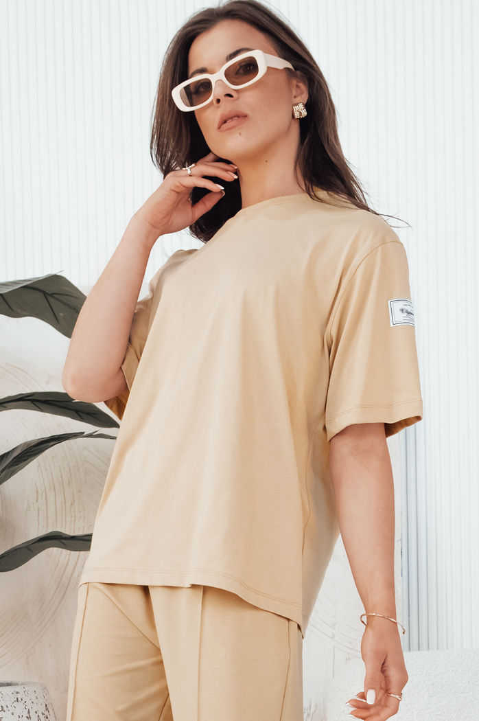 Damen Trainingsanzug-Set RIZNA  Farbe Beige DSTREET AY1035