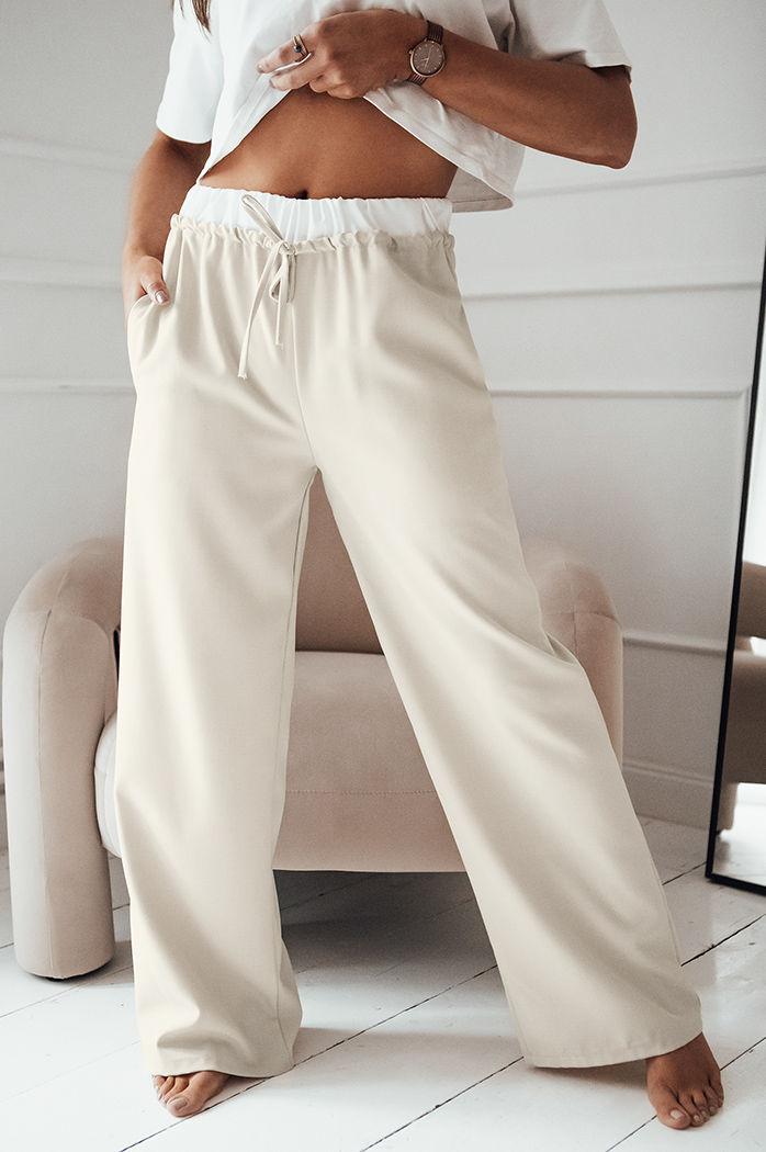 Damen Casual Hose DARAMY Farbe Beige DSTREET UY2101