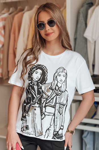 Damen COMIS T-Shirt weiß Dstreet RY2608