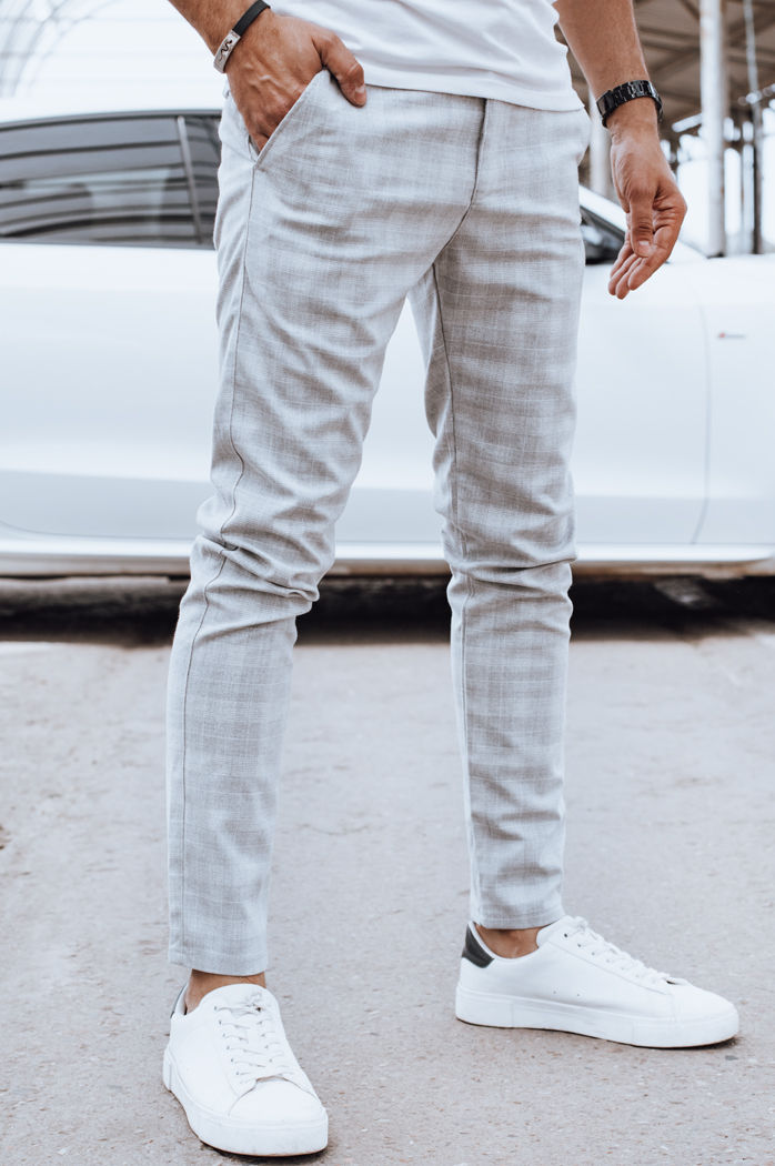 Herren Freizeithose hellgrau Dstreet UX4398