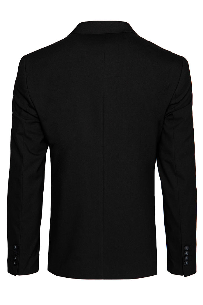 Einreihiger Herrenblazer schwarz Dstreet MX0616