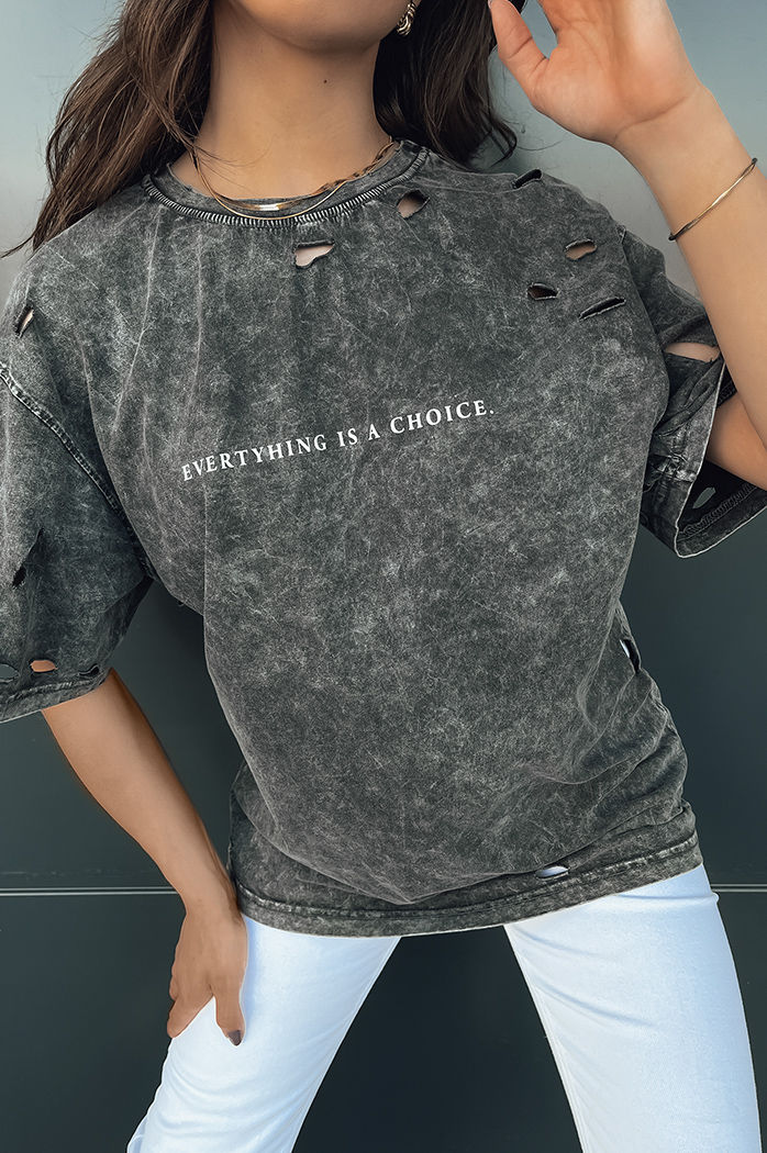 Damen KHUMBOS T-Shirt graphit Dstreet RY2631
