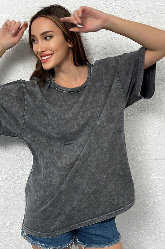 Frauen-T-Shirt DREY Graphit Dstreet RY2639
