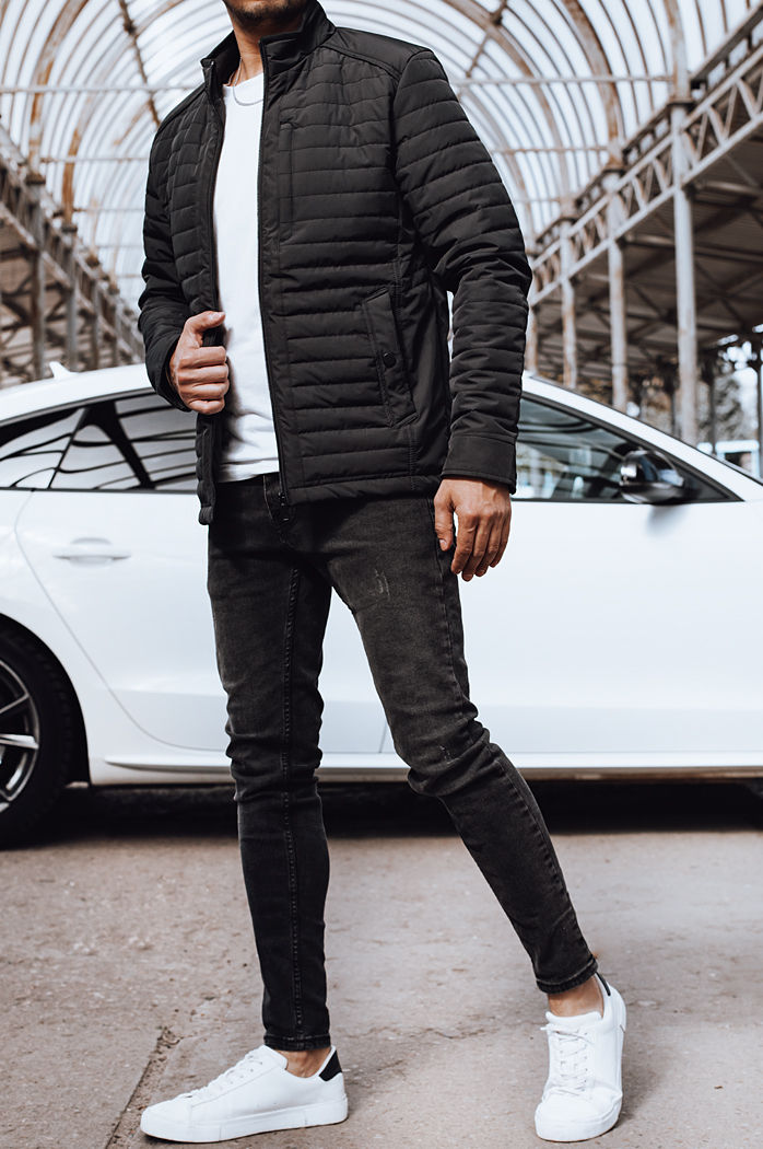 Herren Steppjacke Farbe Schwarz DSTREET TX4694
