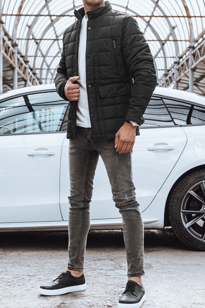 Herren Übergangsjacke Farbe Schwarz DSTREET TX4695