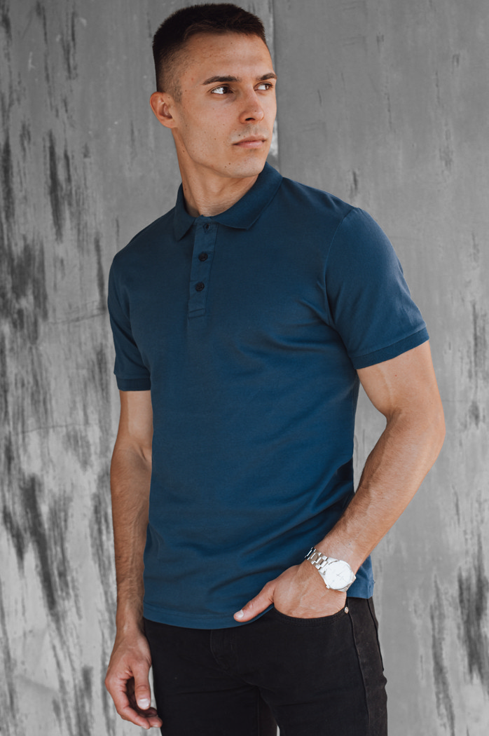 Herren Poloshirt Farbe Dunkelblau DSTREET PX0603
