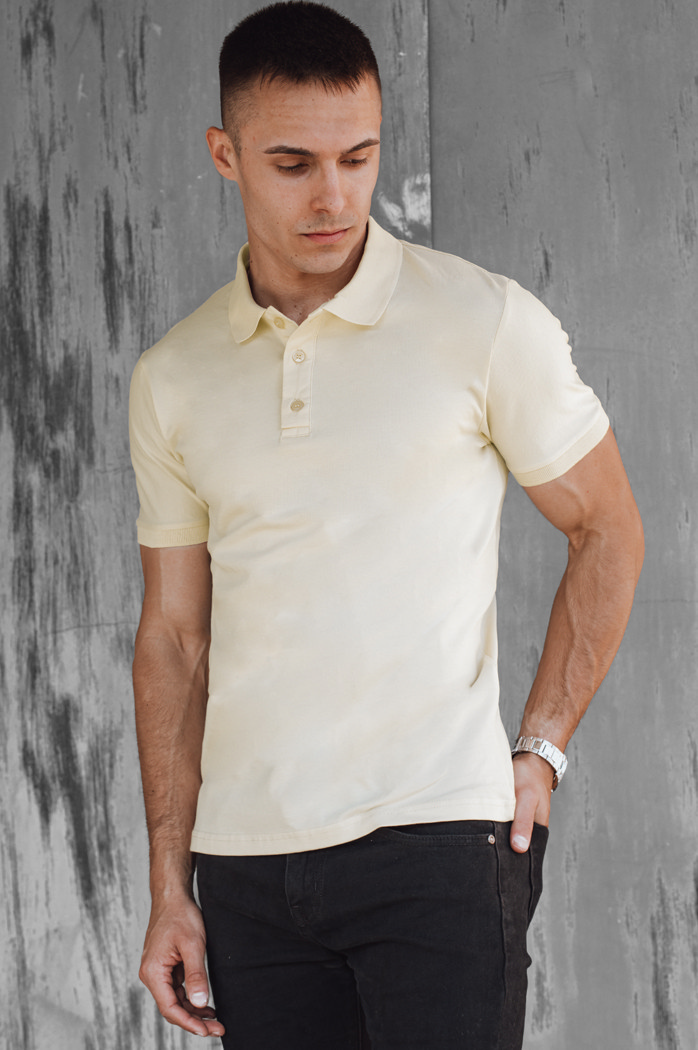 Herren Poloshirt Farbe Gelb DSTREET PX0606