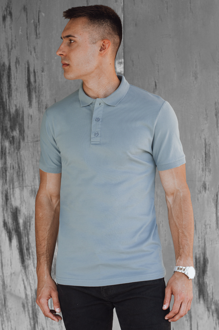 Herren Poloshirt Farbe Blau DSTREET PX0608