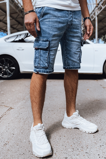 Herren Kurze Cargohosen Farbe Dunkelblau DSTREET SX2410