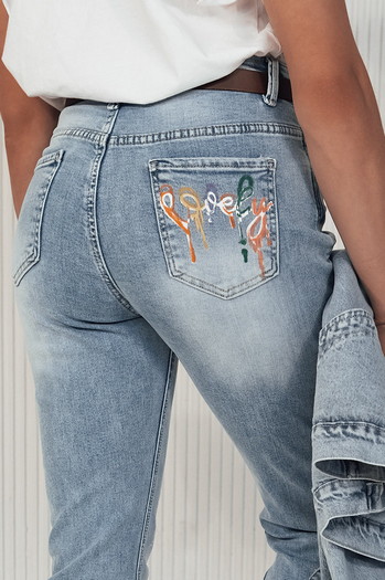 Damen Denim-Hose GLAM JEANS blau Dstreet UY2114