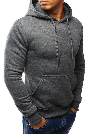 Herren Kapuzenpullover Anthrazit BX2085