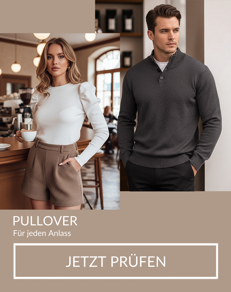Damen- und Herrenpullover